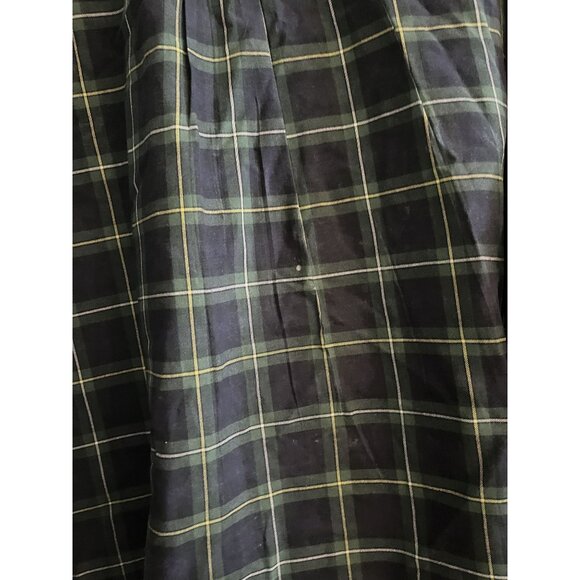 Ralph Lauren 3XLT 3TGL BIG & TALL Green & Yellow Checkered Buttoned Long Sleeve - Picture 7 of 16